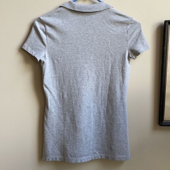 Tommy Hilfiger 2000’s Style Gray Collared Shirt w/ Logo (Size: XXS) - Picture 16 of 16